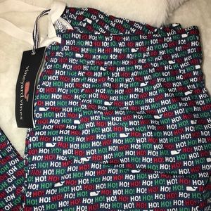 NWT Vineyard Vines Christmas HO HO HO pajama pants